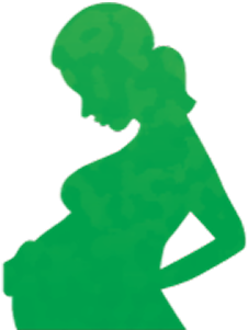 Pregnant woman icon